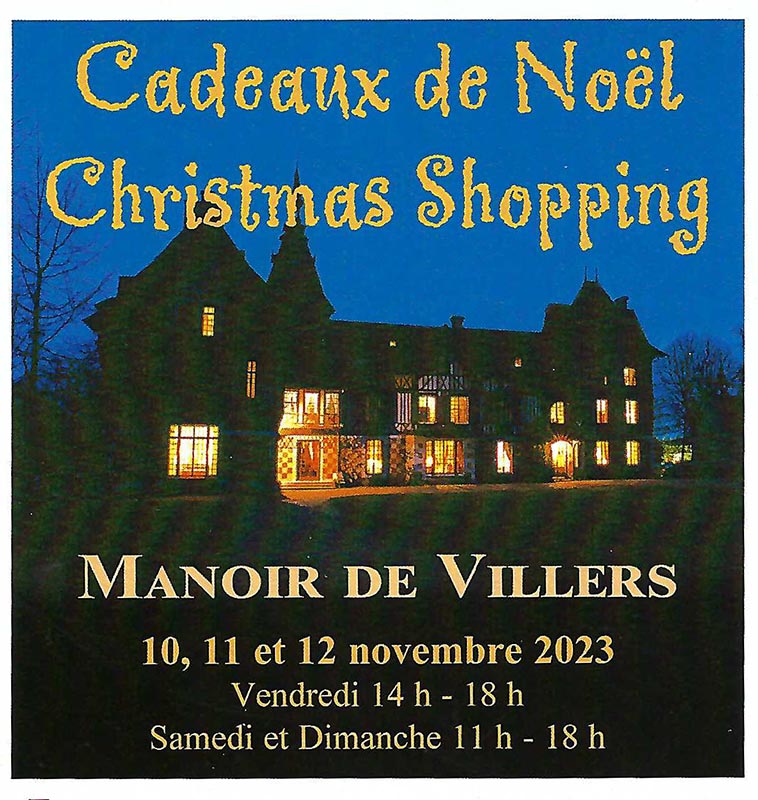 Marché de Noël 2023 - Manoir de Villers